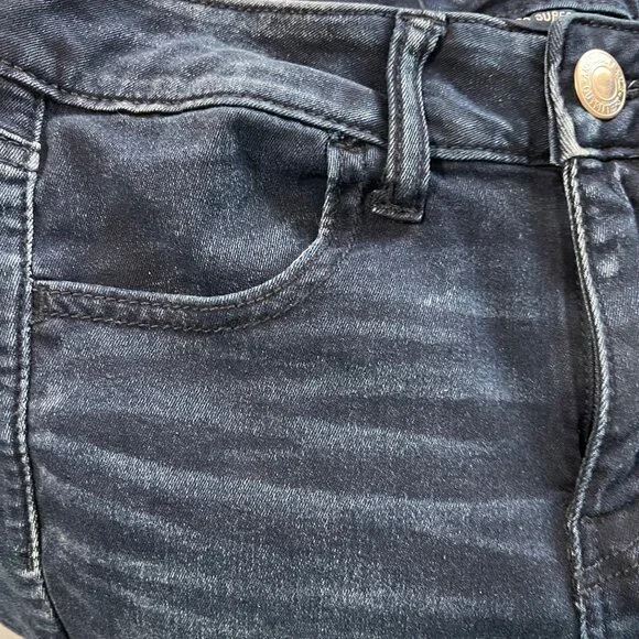 Womens American Eagle Super Super Stretch Jeggings Size 4 Reg Measures 27x28.5 - Picture 13 of 15